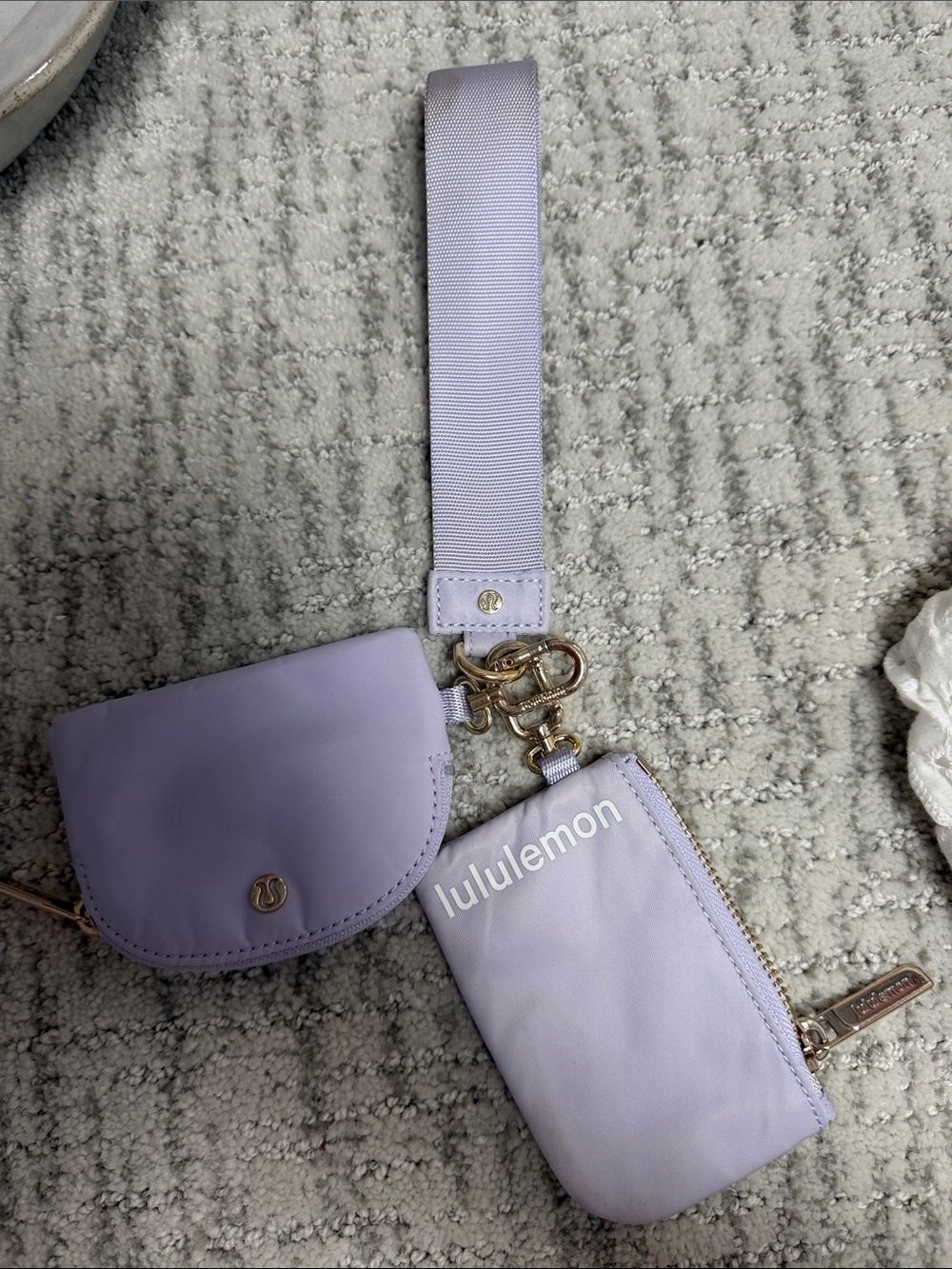 lululemon Lavender Multi-Pouch Wristlet
